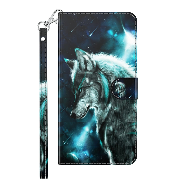 Stylish 3D painting pattern flip leather phone case for Samsung Galaxy A05s, showcasing its elegant design and functional features.